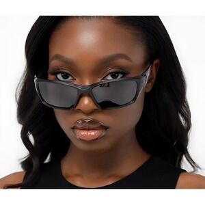 Women Sunglasses Dark Black Lens Polarized Sun Protection Lightweight Comfort